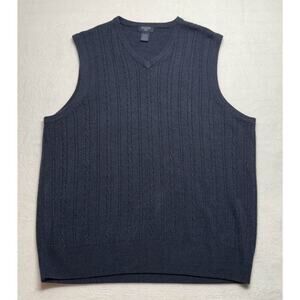 Dockers Men Gray Sweater Vest Shirt New With Tags XL